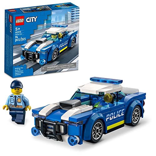 LEGO City Police Car 60312 with Officer Minifigure.