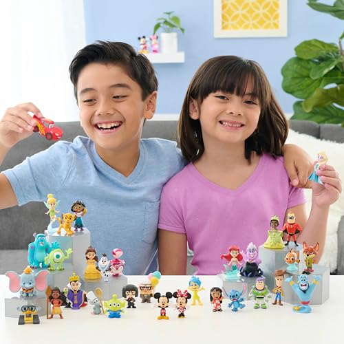 Disney100 Years of Love Celebration Collection Limited Edition 8-Piece Figure Pack, Officially Licensed Kids Toys for Ages 3 Up by Just Play