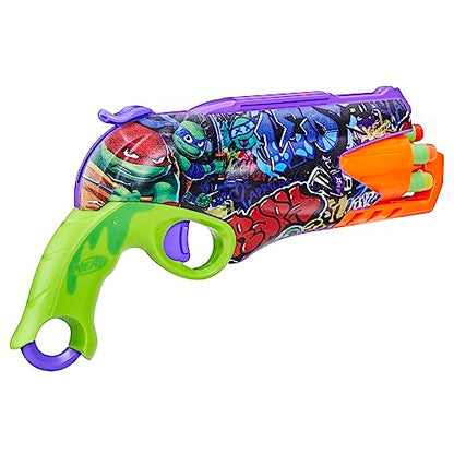 NERF Teenage Mutant Ninja Turtles Blaster, 10 Elite Darts,  8  & Up