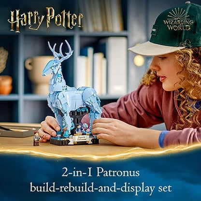 LEGO Harry Potter Expecto Patronum 76414 Collectible 2-in-1 Building Set.