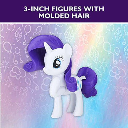 My Little Pony: Friendship is Magic Toy Meet The Mane 6 Collection Set - 6 Pony Figures Including Twilight Sparkle, Kids Ages 3 and Up (Amazon Exclusive)