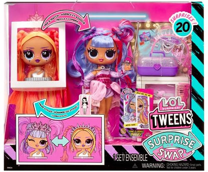 L.O.L. Surprise! Tweens Surprise Swap Fashion Doll Buns-2-Braids Bailey with 20+ Surprises Including Styling Head and Fabulous Fashions and Accessories – Great Gift for Kids Ages 4+