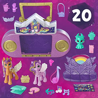 My Little Pony Toys: Make Your Mark Musical Mane Melody, 3 Hoof to Heart Figures, Doll Playsets and Interactive Toys for 5 Year Old Girls and Boys and Up, Lights & Sounds