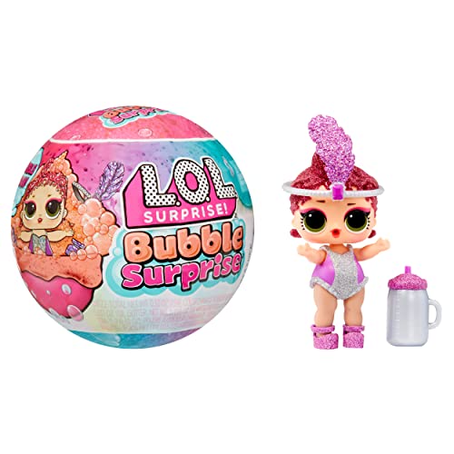 L.O.L. Surprise! Bubble Surprise Dolls - Collectible Doll, Surprises, Accessories, Bubble Surprise Unboxing, Glitter Foam Reaction - Age 4+