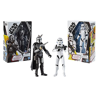 STAR WARS Galaxy of Adventures The Mandalorian 5-Inch-Scale Figure 2 Pack with Fun Blaster Accessories, Toys for Kids Ages 4 and Up (Amazon Exclusive)