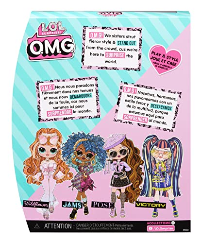 L.O.L. Surprise! LOL Surprise OMG Wildflower Fashion Doll with Multiple Surprises and Fabulous Accessories – Ages 4+