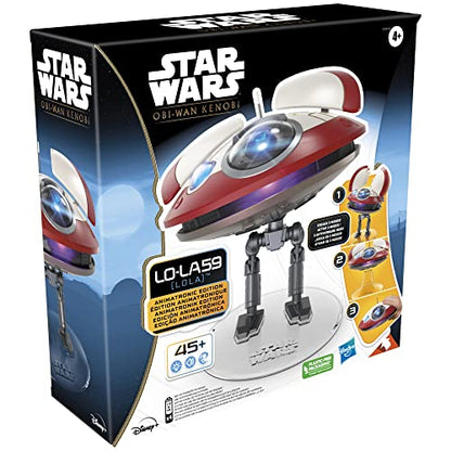 STAR WARS L0-LA59 (Lola) Animatronic Edition,OBI-Wan Kenobi Series-Inspired Electronic Droid Toy,Toys for 4 Year Old Boys and Girls and Up