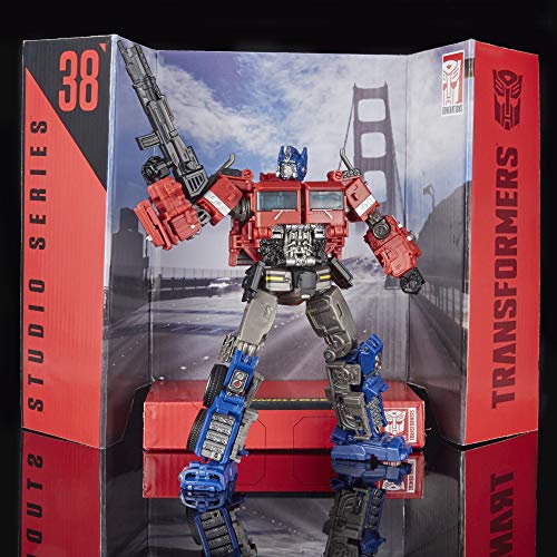 Transformers Toys Studio Series 38 Voyager Class Bumblebee Movie Optimus Prime - 6.5-inch