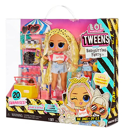 L.O.L. Surprise! Tweens Babysitting Beach Party with 20 Surprises Including Color Change Features and 2 Dolls – Ages 4+