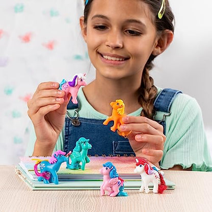 My Little Pony 40th Anniversary 2" Figure Collector Pack - Rescue at Midnight Castle - 6 Pack, Figures Included! Bow Tie, Firefly, Applejack, Moondancer, Twilight, & Medley