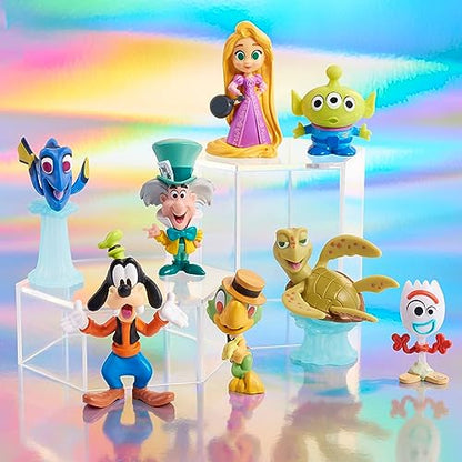 Disney100 Years of Laughter Celebration Collection Limited Edition 8-Piece Figure Pack, Officially Licensed Kids Toys for Ages 3 Up by Just Play