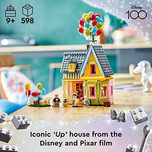 LEGO Disney and Pixar ‘Up’ House 43217 for Disney 100 Celebration, Disney Toy Set for Kids and Movie Fans Ages 9 and Up, a Fun for Disney Fans and Anyone who Loves Creative Play