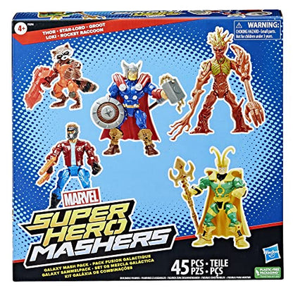 Marvel Super Hero Mashers Thor and Guardians of the Galaxy Pack (Amazon Exclusive)