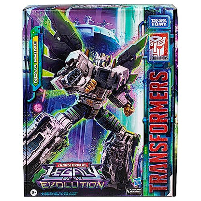 Transformers Toys Legacy Evolution Leader Class Nova Prime Toy, 7-inch, Action Figures (Amazon Exclusive)