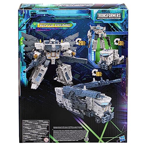 Transformers Toys Legacy Evolution Leader Class Nova Prime Toy, 7-inch, Action Figures (Amazon Exclusive)