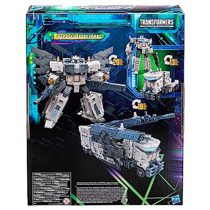 Transformers Toys Legacy Evolution Leader Class Nova Prime Toy, 7-inch, Action Figures (Amazon Exclusive)