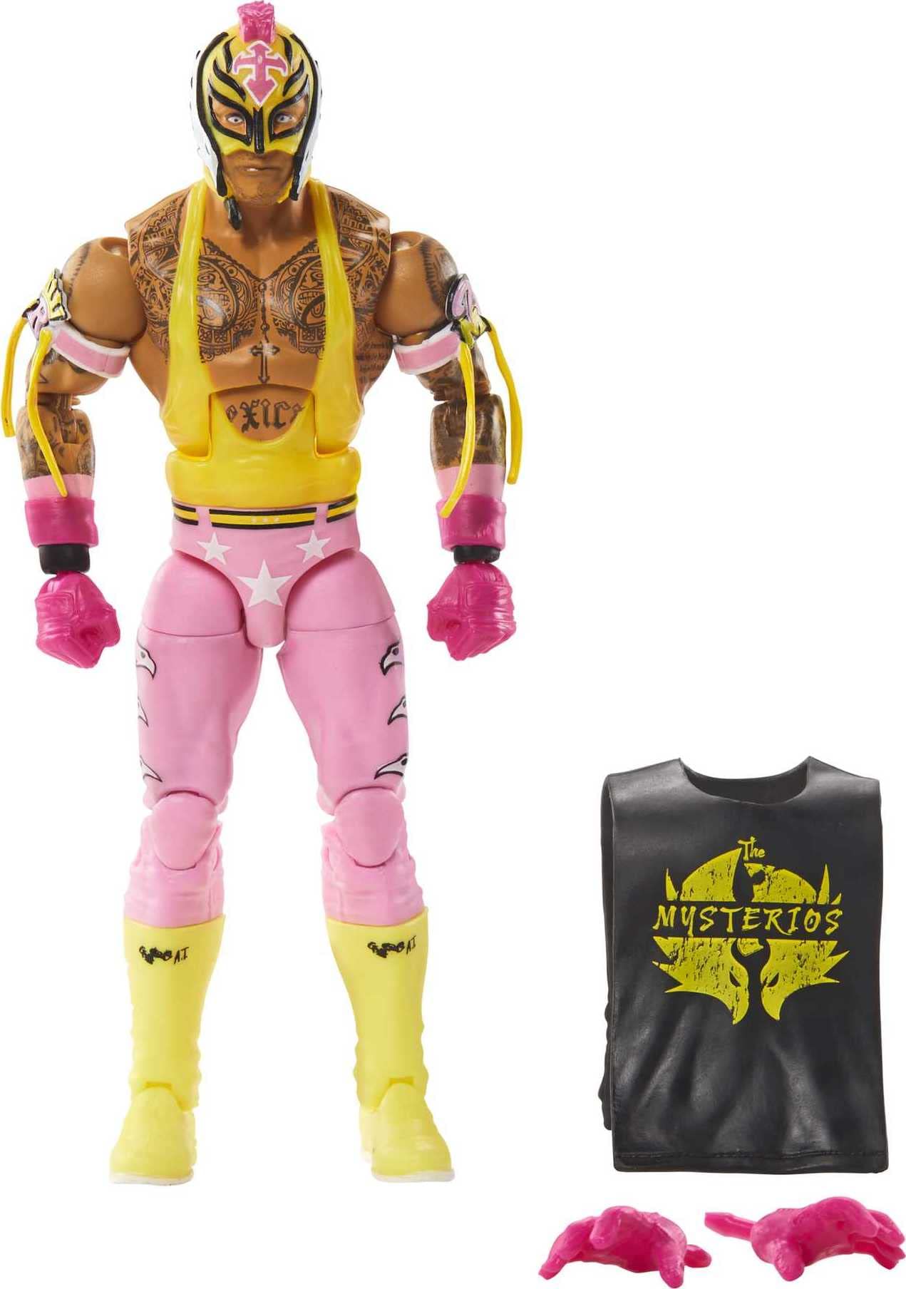 Mattel WWE Action Figures, Top Picks Elite Rey Mysterio Figure, 6-inch Collectible, WWE Toys