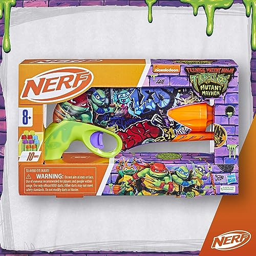 NERF Teenage Mutant Ninja Turtles Blaster, 10 Elite Darts,  8  & Up