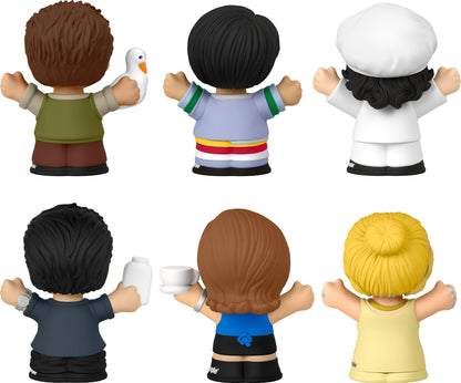 Little People Collector Friends TV Series Special Edition Figure Set for Adults & Fans, 6 Characters in a Display Gift Package