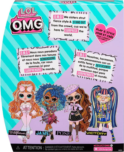 L.O.L. Surprise! LOL Surprise OMG Pose Fashion Doll with Multiple Surprises and Fabulous Accessories – Great Gift for Kids Ages 4+