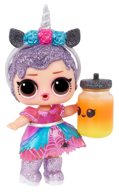 LOL Surprise Glitter Glow Doll Enchanted B.B. with 7 Surprises in Paper Ball, Limited Edition Halloween Glow-in-the-Dark Collectible Doll, Holiday Toy, Great Gift for Kids Girls Ages 4 5 6+ Years Old